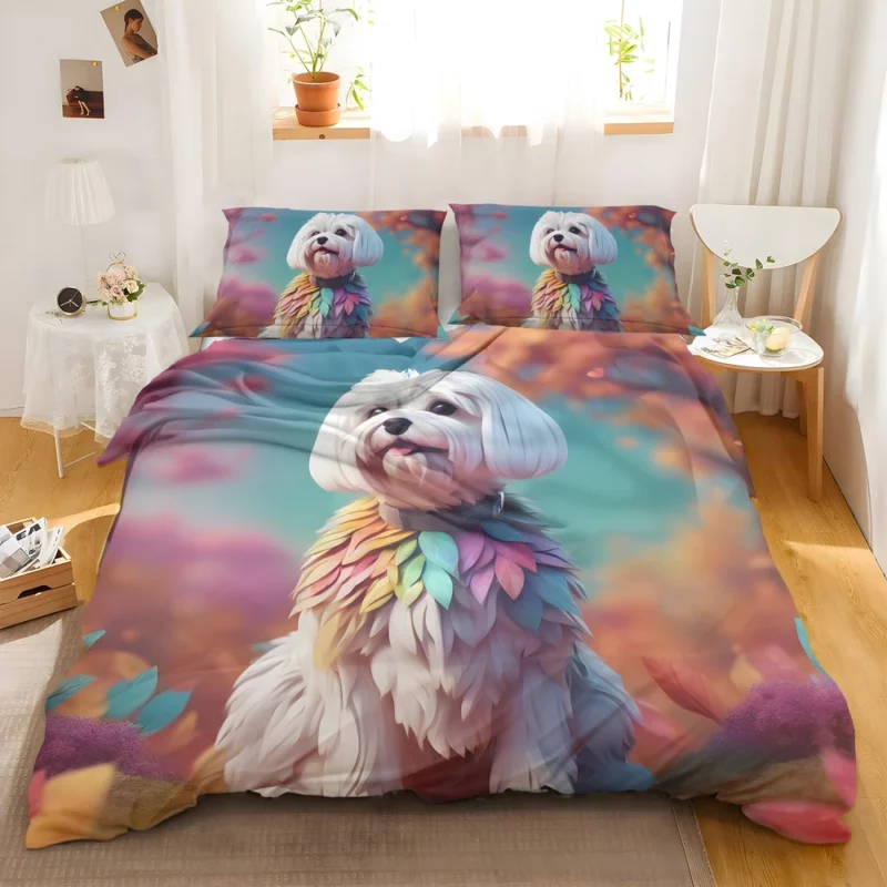 Teen Best Friend Maltese Joy Bedding Set 2