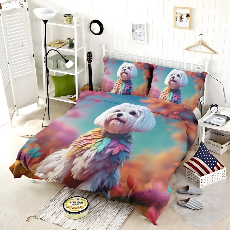 Teen Best Friend Maltese Joy Bedding Set