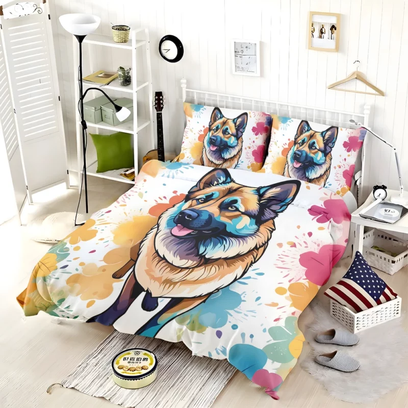 Teen Best Friend Norwegian Elkhound Joy Bedding Set