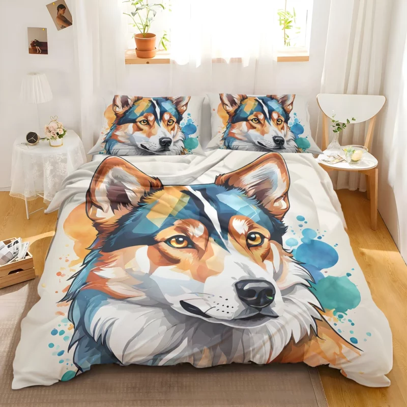 Teen Best Friend Norwegian Lundehund Joy Bedding Set 2