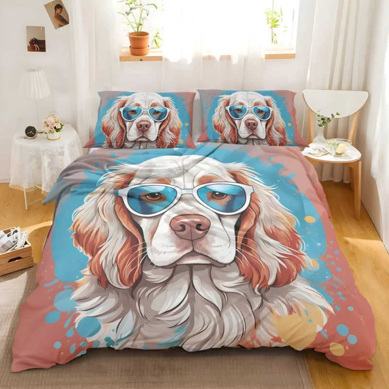 Teen Birthday Bliss Clumber Spaniel Delight Bedding Set 2