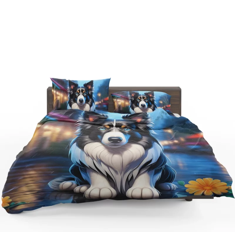 Teen Birthday Bliss Collie Rough and Smooth Delight Bedding Set 1