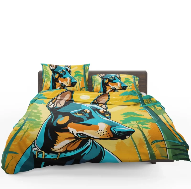 Teen Birthday Bliss Doberman Pinscher Joy Bedding Set 1