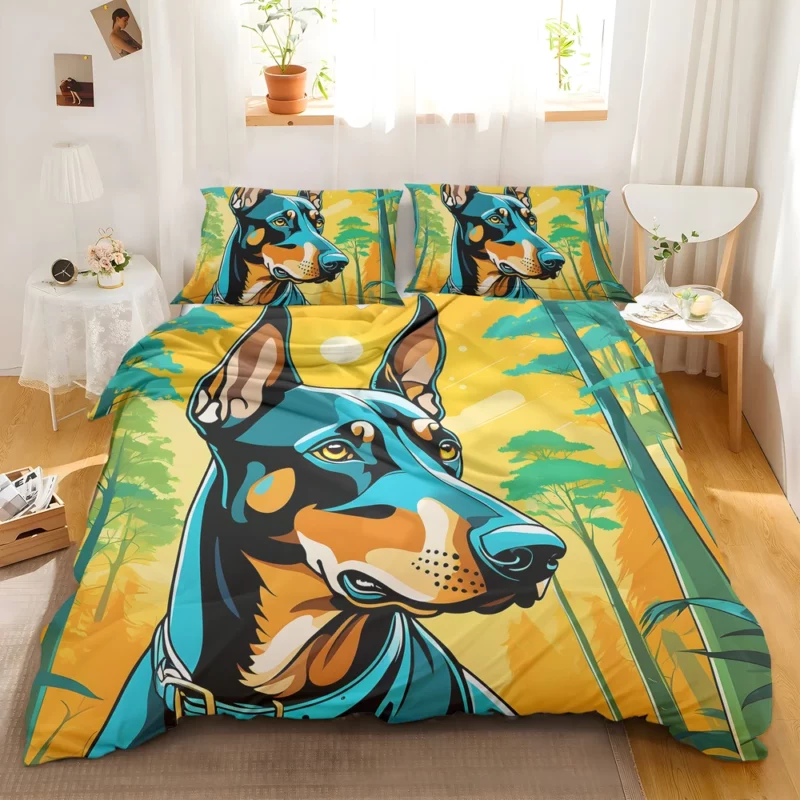 Teen Birthday Bliss Doberman Pinscher Joy Bedding Set 2