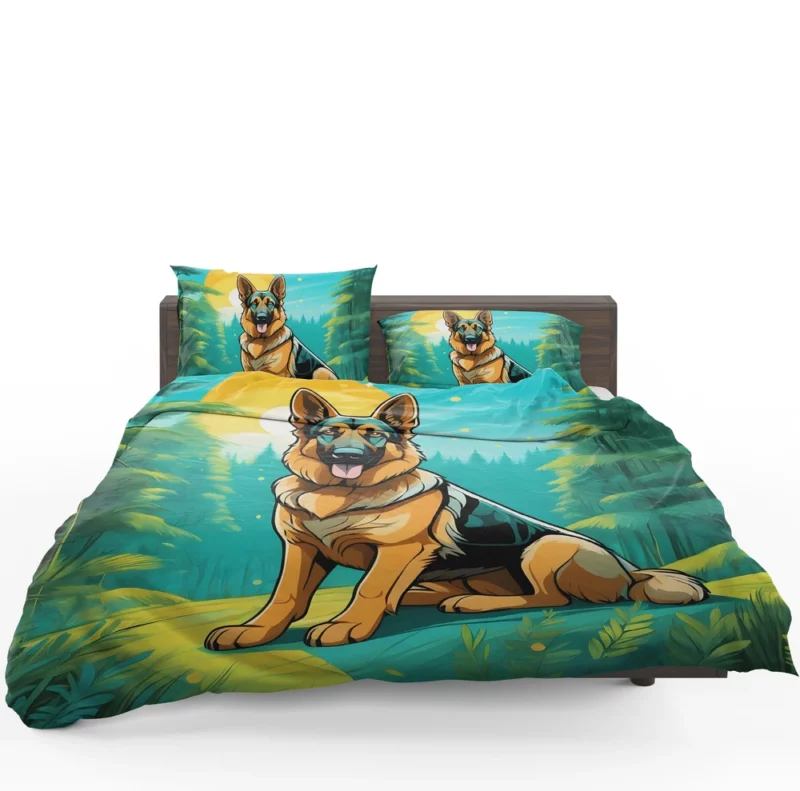 Teen Birthday Bliss German Shepherd Joy Bedding Set 1