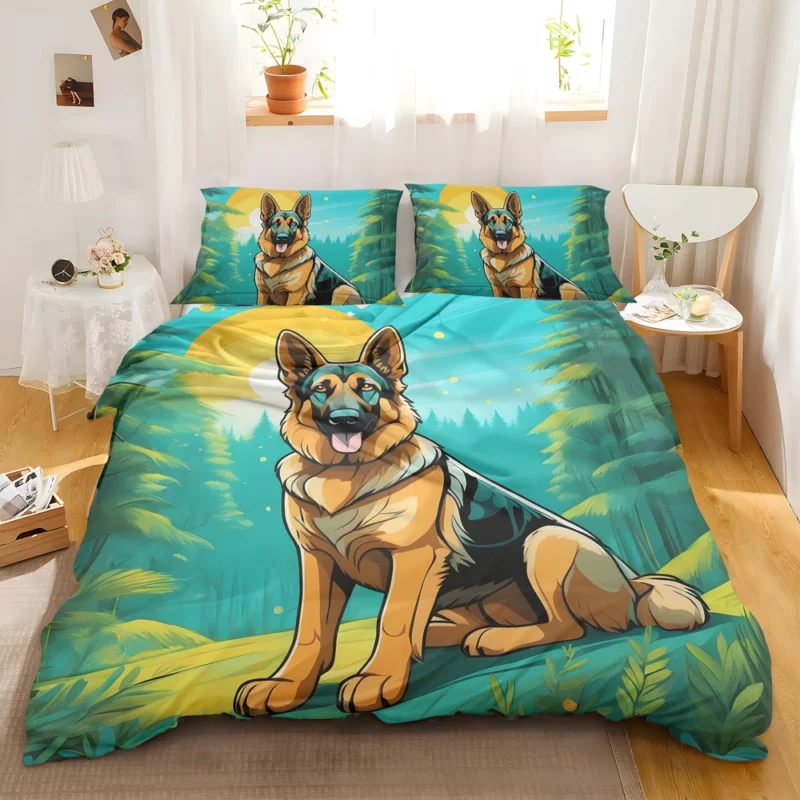 Teen Birthday Bliss German Shepherd Joy Bedding Set 2