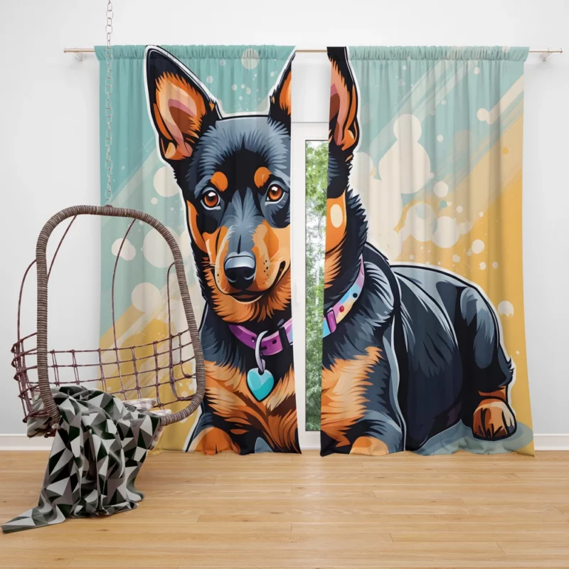 Teen Birthday Bliss Lancashire Heeler Joy Curtain