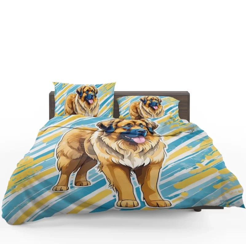 Teen Birthday Bliss Leonberger Dog Joy Bedding Set 1