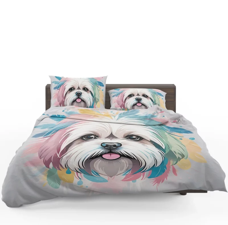 Teen Birthday Bliss Lhasa Apso Joy Bedding Set 1