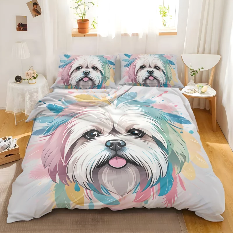 Teen Birthday Bliss Lhasa Apso Joy Bedding Set 2