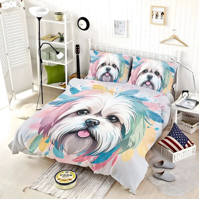 Teen Birthday Bliss Lhasa Apso Joy Bedding Set