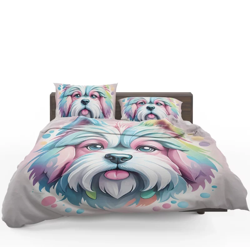 Teen Birthday Bliss Lowchen Dog Joy Bedding Set 1