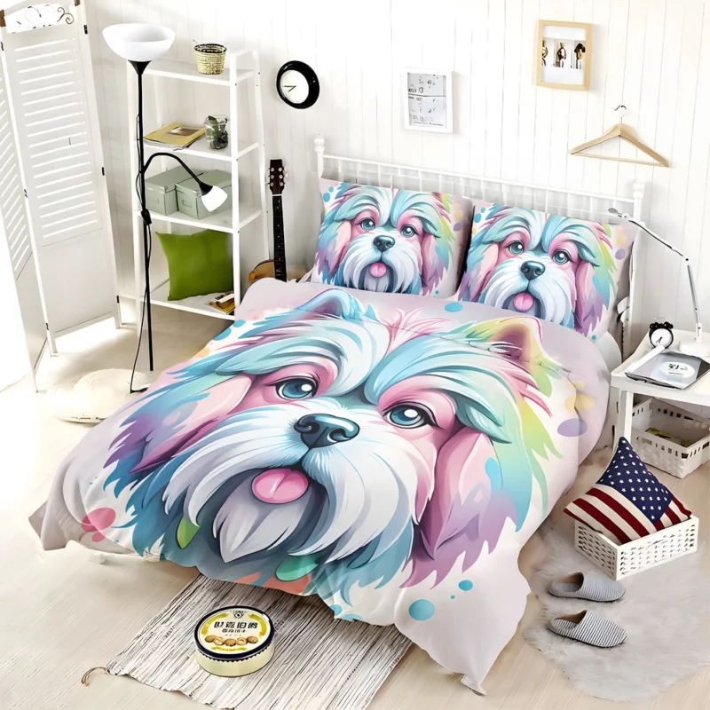 Teen Birthday Bliss Lowchen Dog Joy Bedding Set