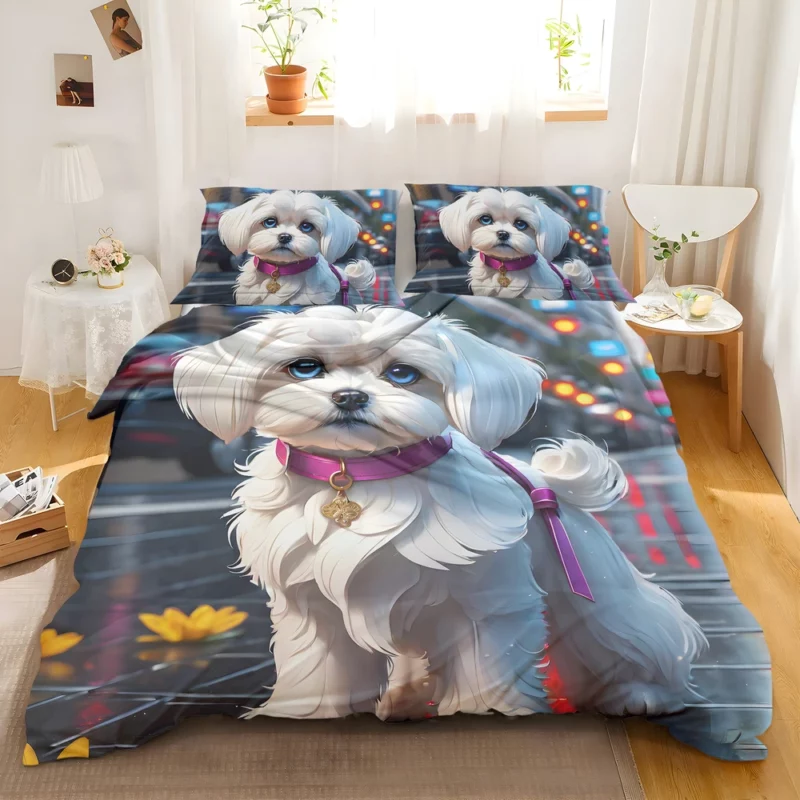 Teen Birthday Bliss Maltese Dog Joy Bedding Set 2