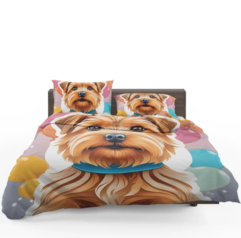 Teen Birthday Bliss Norfolk Terrier Joy Bedding Set 1