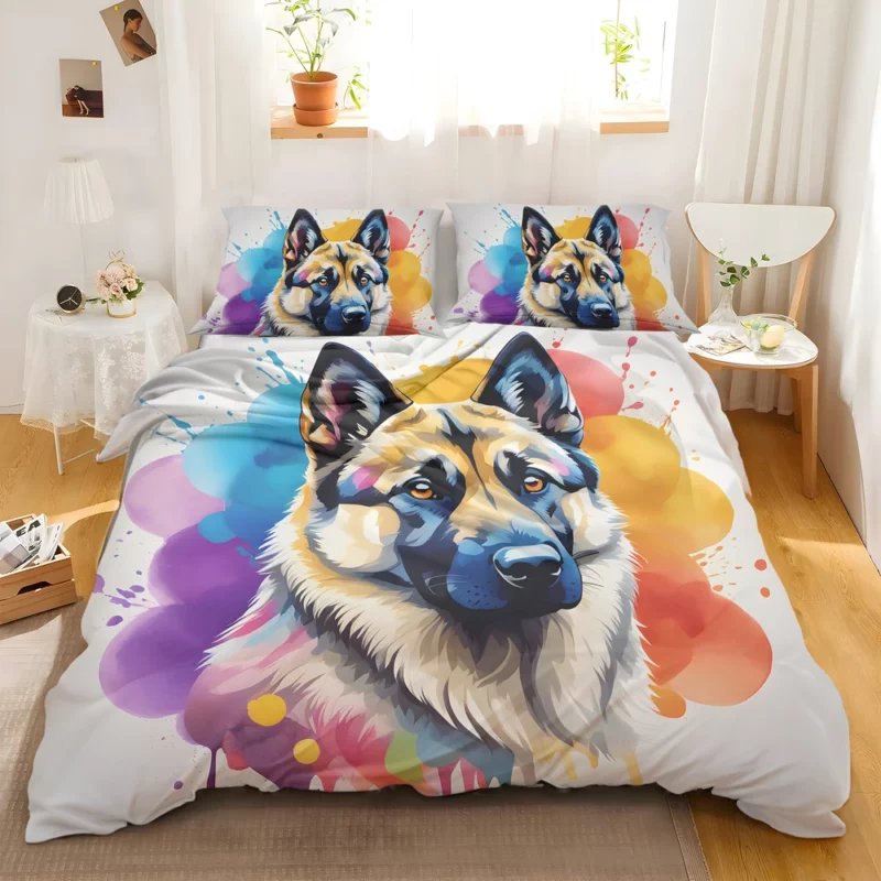 Teen Birthday Bliss Norwegian Elkhound Joy Bedding Set 2