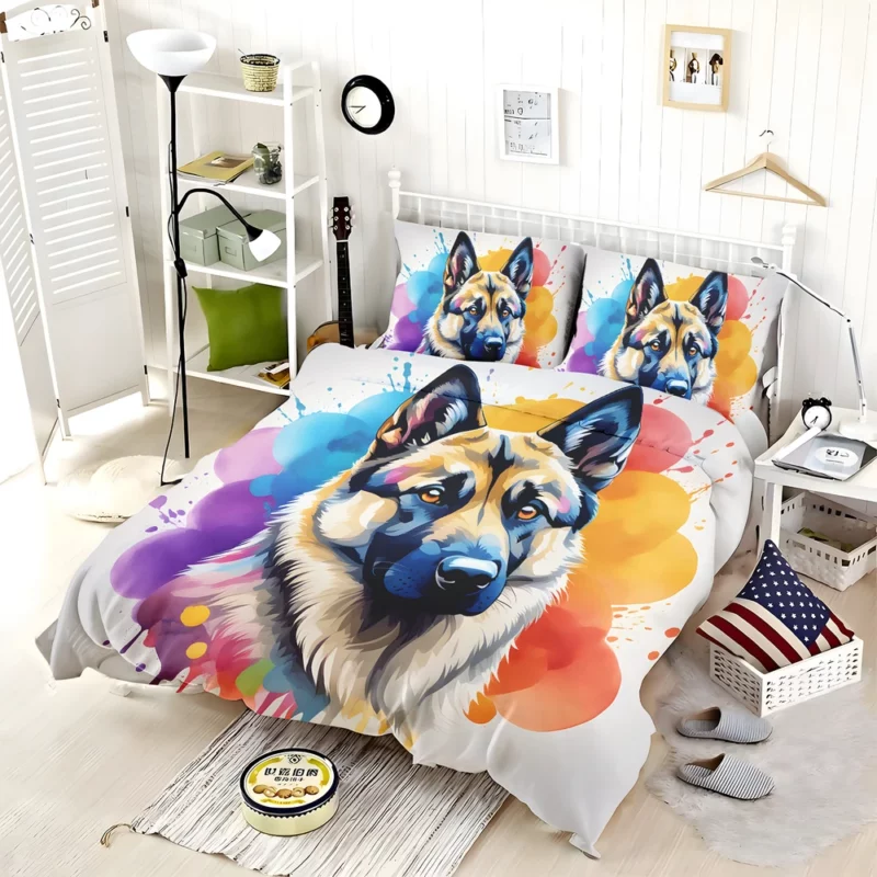 Teen Birthday Bliss Norwegian Elkhound Joy Bedding Set