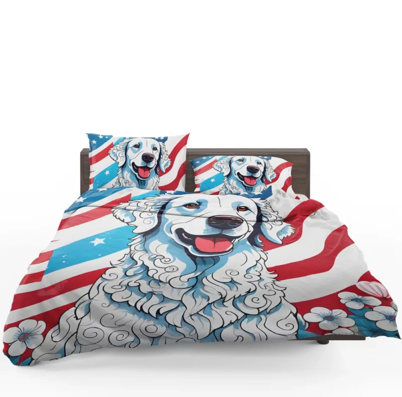 Teen Birthday Extravaganza Curly-Coated Retriever Delight Bedding Set 1