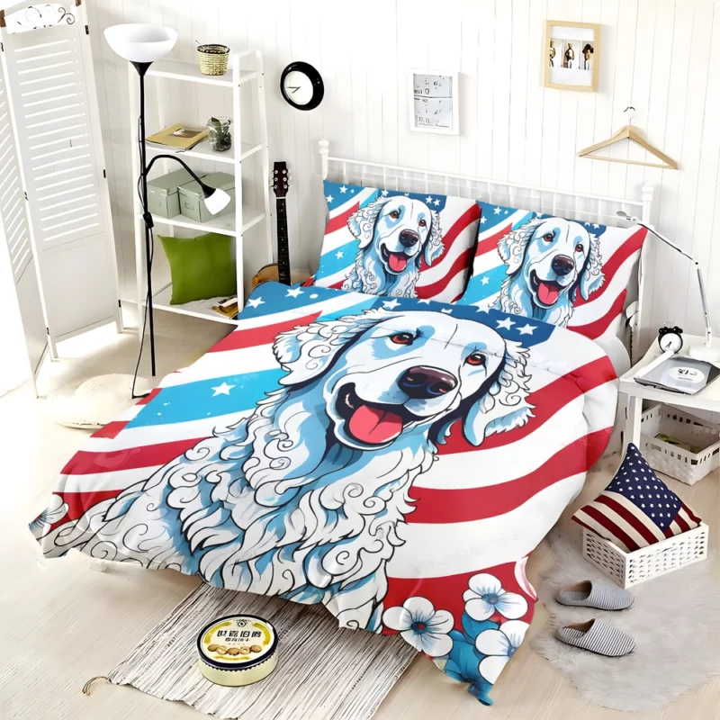 Teen Birthday Extravaganza Curly-Coated Retriever Delight Bedding Set