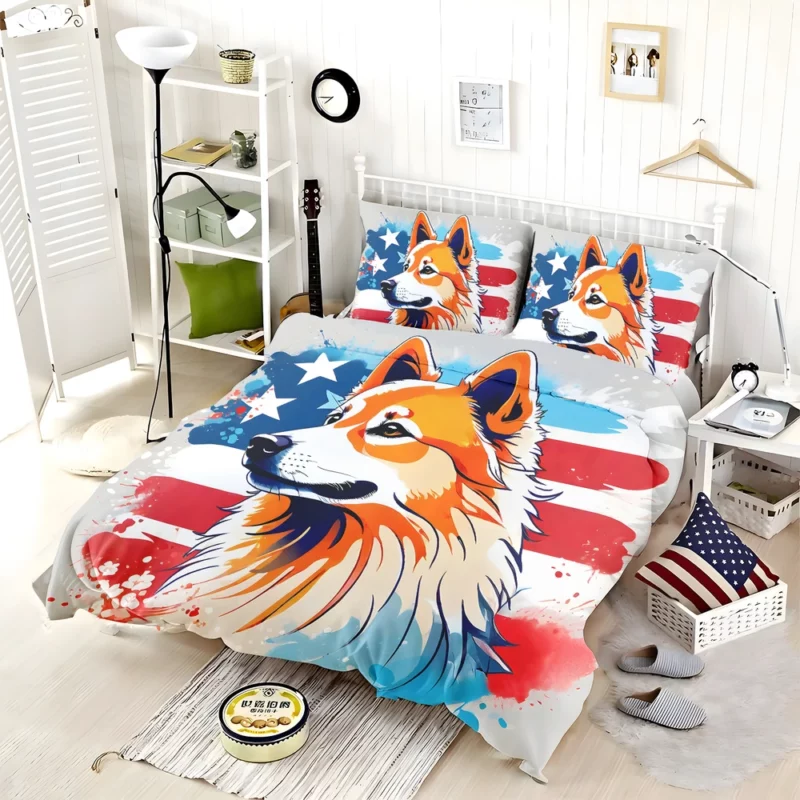 Teen Birthday Extravaganza Finnish Spitz Delight Bedding Set