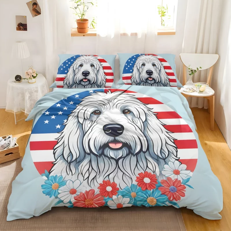 Teen Birthday Extravaganza Komondor Dog Delight Bedding Set 2