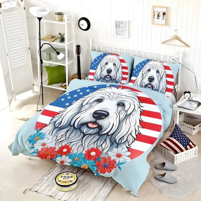 Teen Birthday Extravaganza Komondor Dog Delight Bedding Set