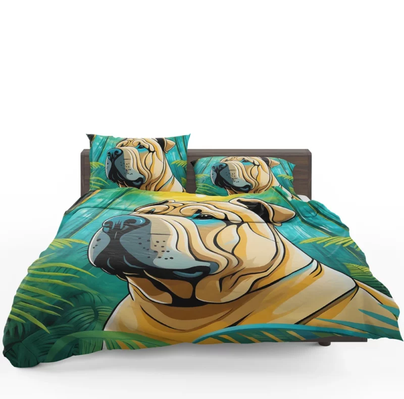 Teen Birthday Joy Chinese Shar-Pei Surprise Bedding Set 1