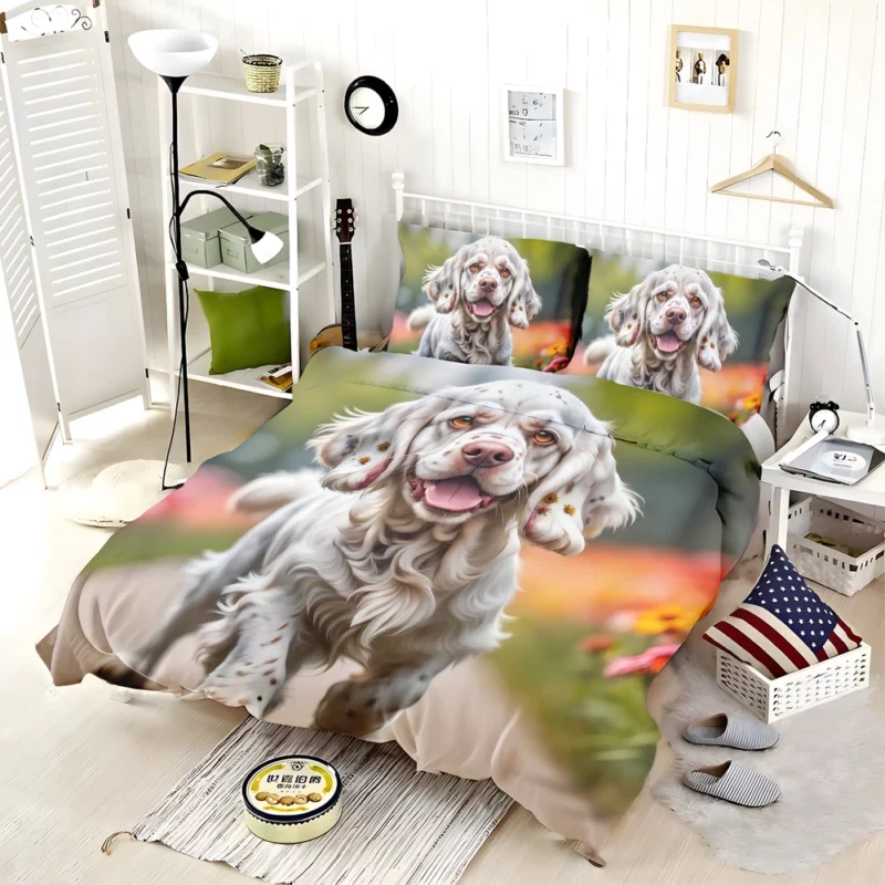 Teen Birthday Present Clumber Spaniel Magic Bedding Set