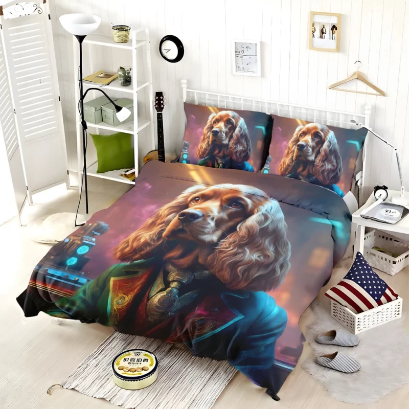 Teen Birthday Present Cocker Spaniel Magic Bedding Set