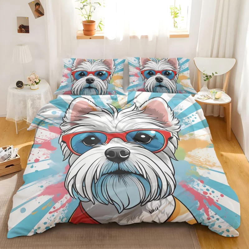 Teen Birthday Present Dandie Dinmont Terrier Magic Bedding Set 2