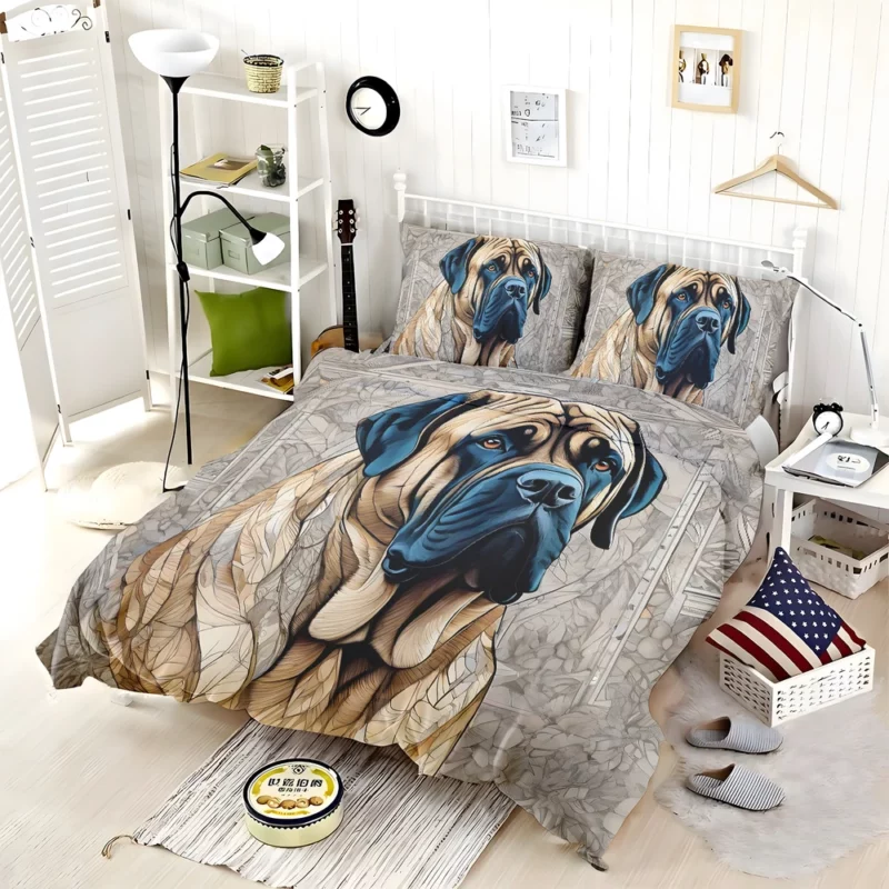 Teen Birthday Present English Mastiff Magic Bedding Set