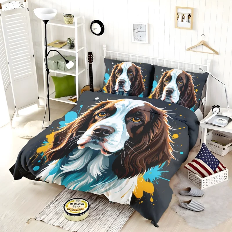 Teen Birthday Present English Springer Spaniel Magic Bedding Set