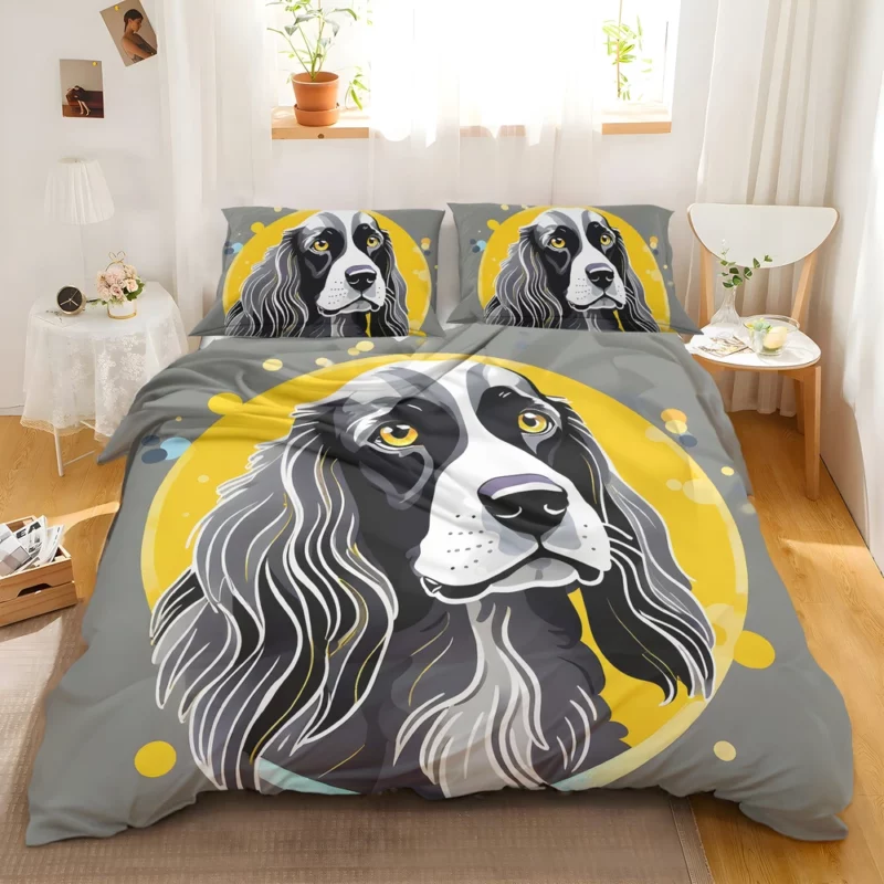 Teen Birthday Present Field Spaniel Dog Magic Bedding Set 2