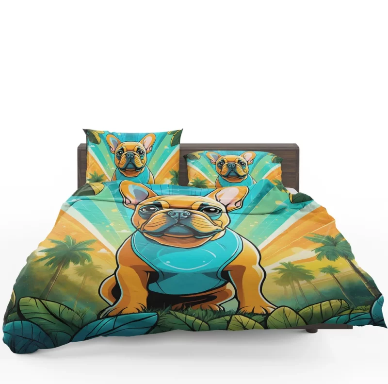 Teen Birthday Present French Bulldog Magic Bedding Set 1