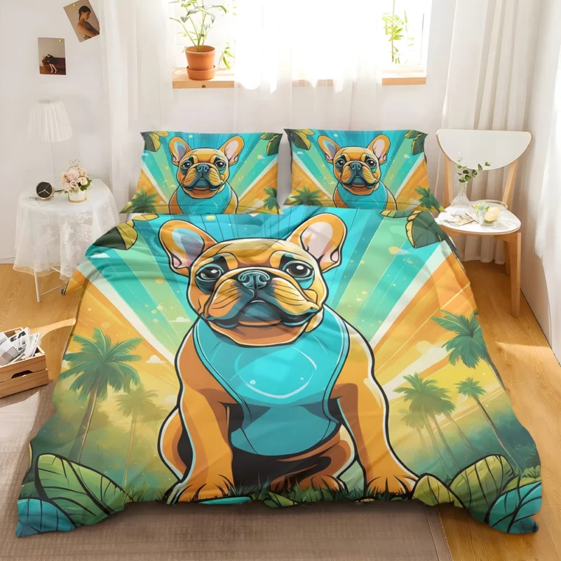 Teen Birthday Present French Bulldog Magic Bedding Set 2