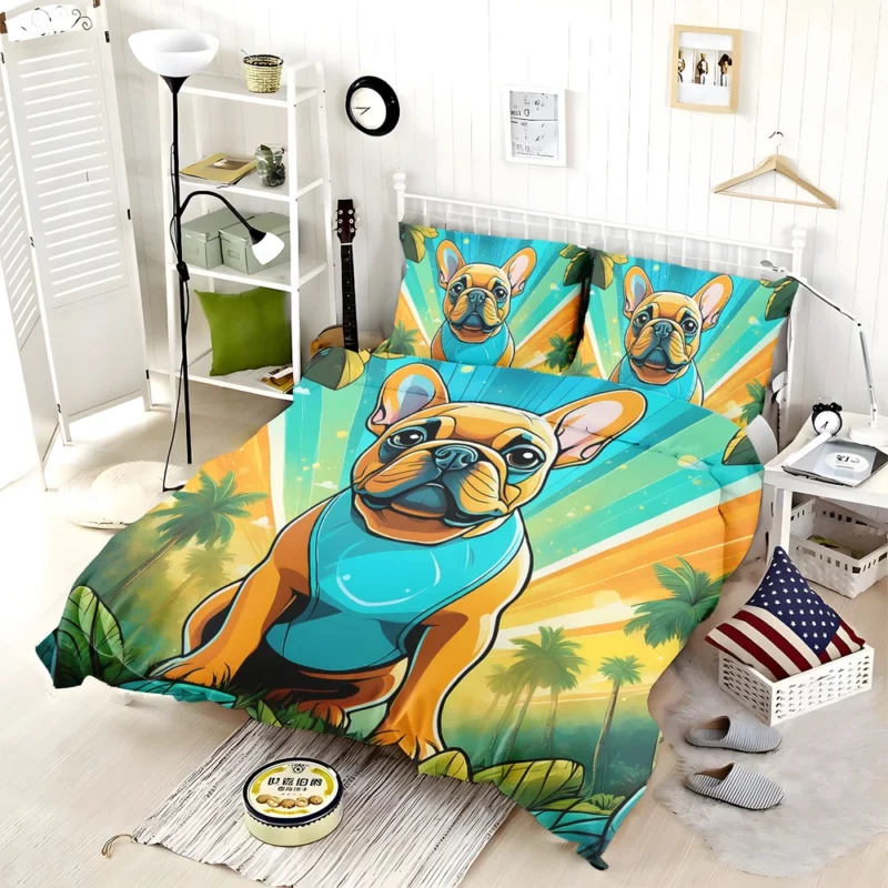 Teen Birthday Present French Bulldog Magic Bedding Set