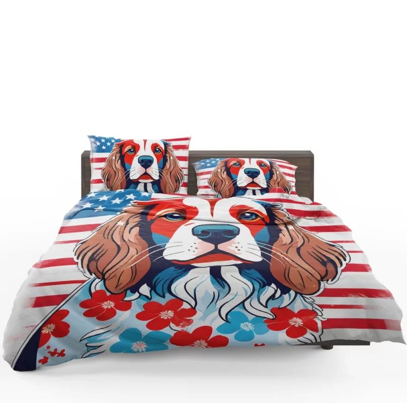 Teen Field Spaniel Dog Pal Birthday Joy Bedding Set 1