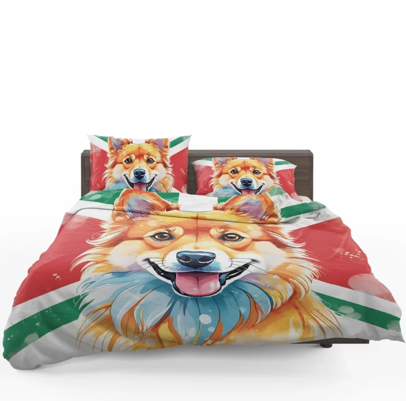 Teen Finnish Spitz Dog Pal Birthday Joy Bedding Set 1