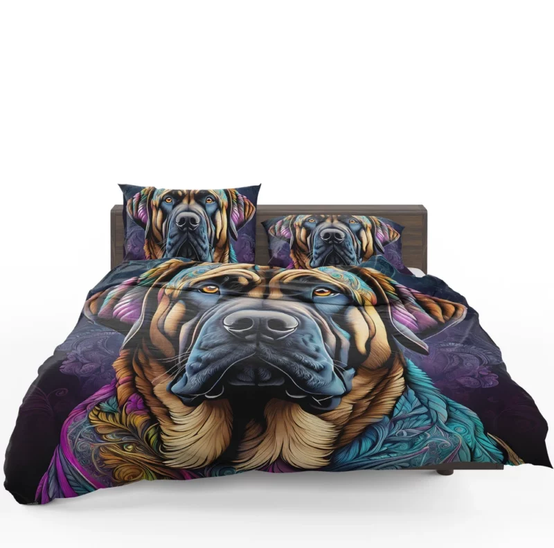 Teen Furry Companion English Mastiff Love Bedding Set 1