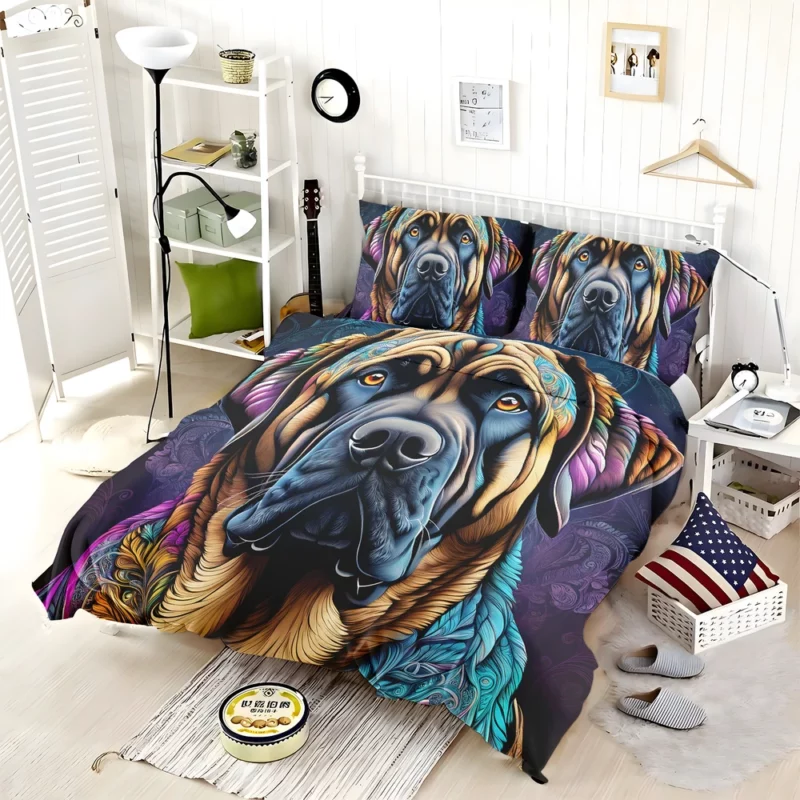 Teen Furry Companion English Mastiff Love Bedding Set