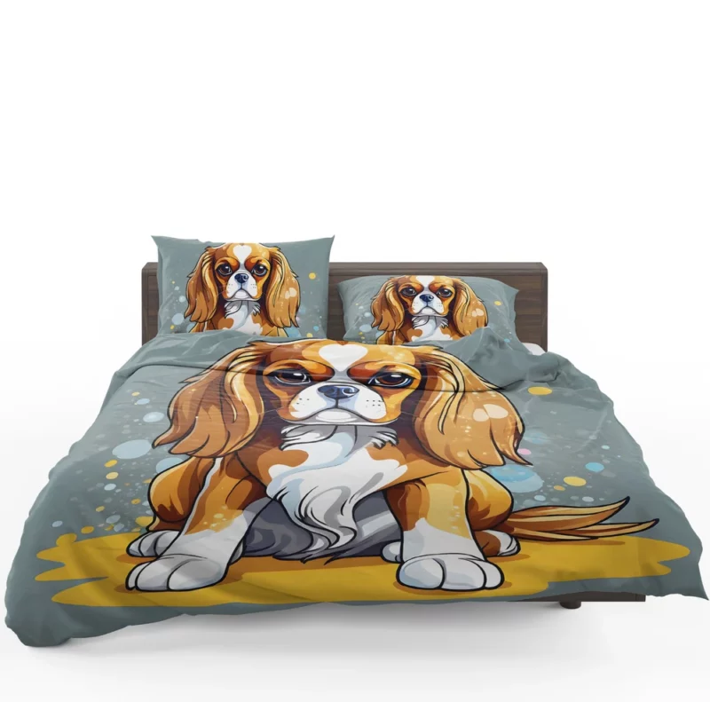 Teen Furry Companion English Toy Spaniel Love Bedding Set 1