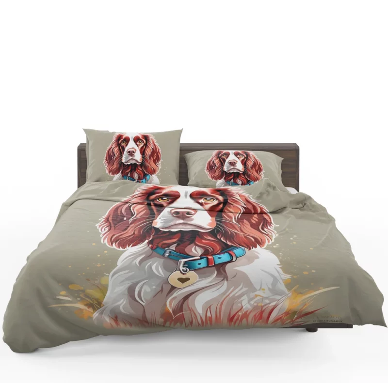 Teen Furry Companion Field Spaniel Dog Love Bedding Set 1