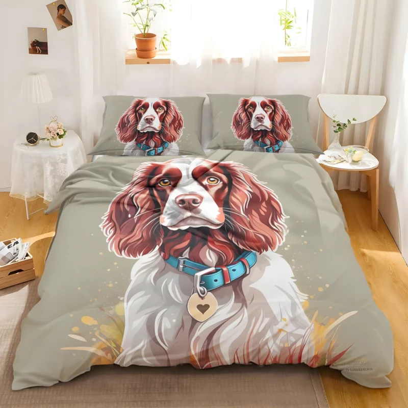 Teen Furry Companion Field Spaniel Dog Love Bedding Set 2