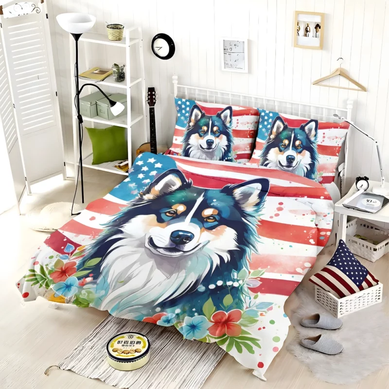 Teen Furry Companion Finnish Lapphund Dog Love Bedding Set