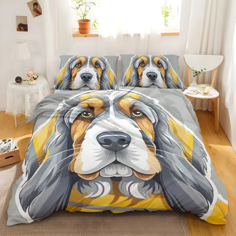 Teen Furry Companion Grand Basset Griffon Vendeen Love Bedding Set 2