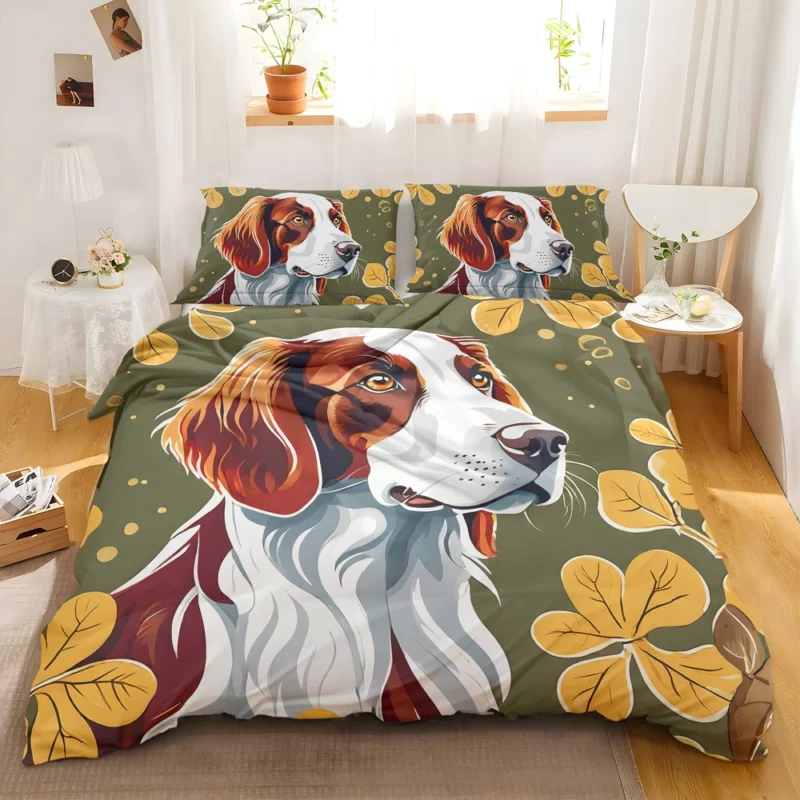 Teen Furry Companion Irish Red and White Setter Love Bedding Set 2