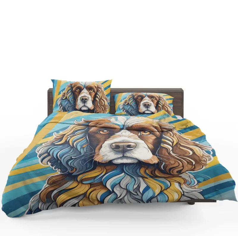 Teen Furry Companion Irish Water Spaniel Love Bedding Set 1