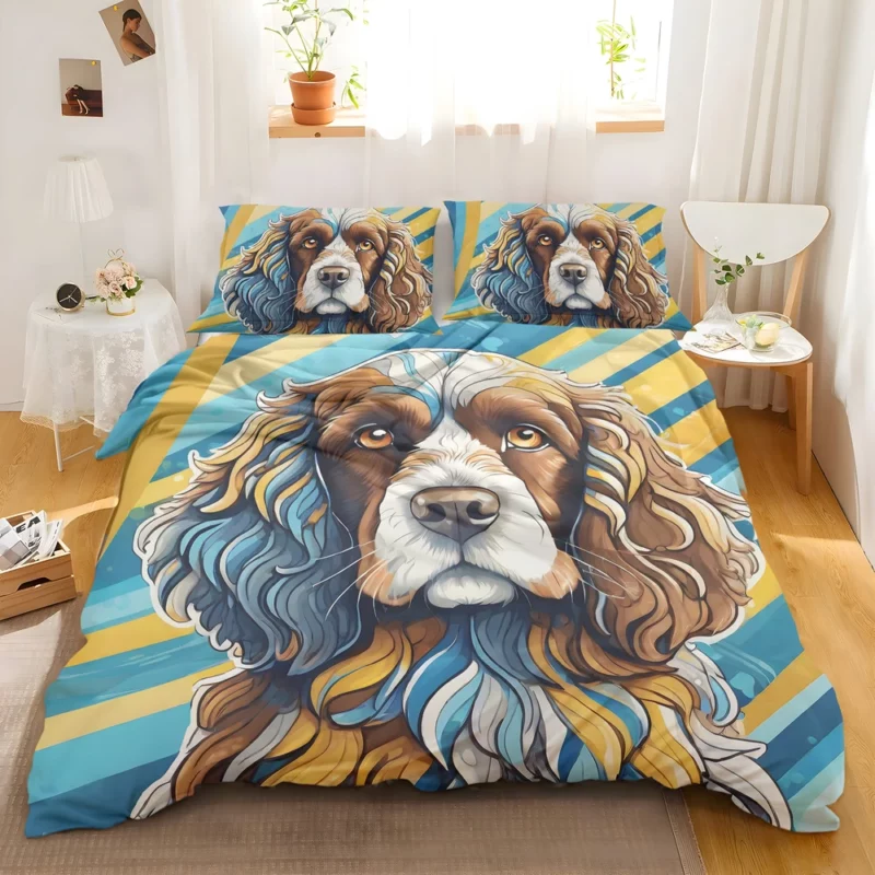 Teen Furry Companion Irish Water Spaniel Love Bedding Set 2