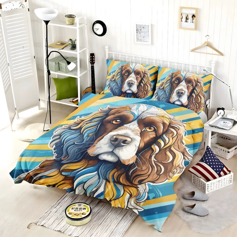 Teen Furry Companion Irish Water Spaniel Love Bedding Set