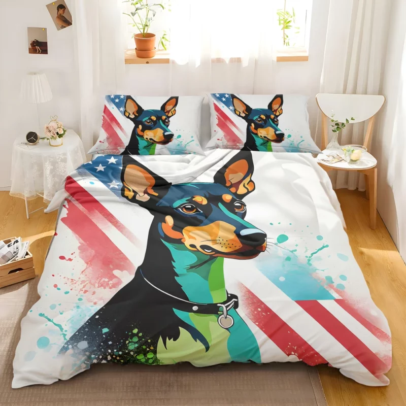 Teen Furry Companion Manchester Terrier Dog Love Bedding Set 2